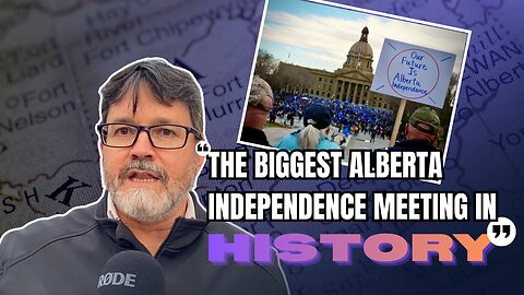 The Biggest Independence Rally in Alberta History - Michael Wagner