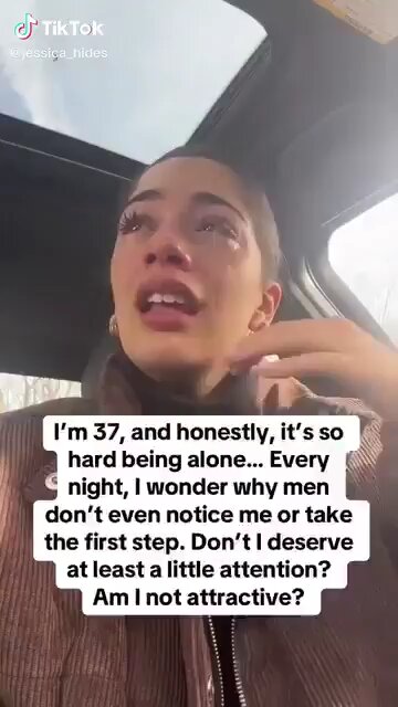 Viral video captures a 37-year-old woman expressing sadness over feeling unnoticed by men