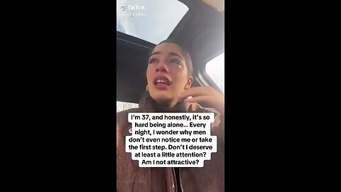 Viral video captures a 37-year-old woman expressing sadness over feeling unnoticed by men