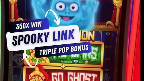 350x Triple Pop WIN on Spooky Link 👻🎰🕸