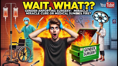 🚨Wait, What? Gender-Affirming Surgery: Miracle Cure or Medical Dumpster Fire?🚨