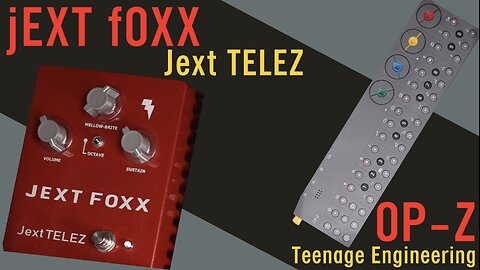 jEXT fOXX 🦊🇺🇸 Jext TELEZ ⚡💤 OP-Z ⌨️🇸🇪 Teenage Engineering 🎶🔌 Fairchild 2n3565 transistor 🔢 Sequencer