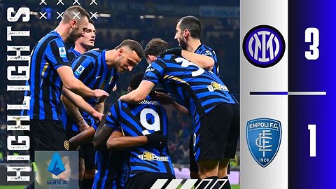 Inter Milan 3 - 1 Empoli | Highlights all Goals | Serie A 24)25