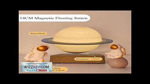 3D Magnetic Levitating Saturn Lamp Night Light 3 Colors Rotating Wireless LED Review