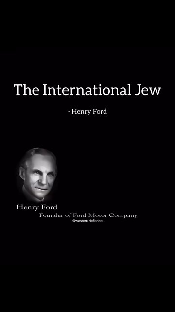 Henry Ford book & the international Jew