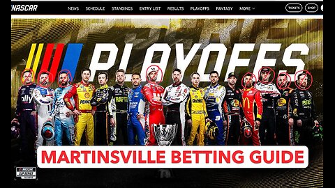 NASCAR Playoffs Betting Guide 100% Guaranteed Martinsville