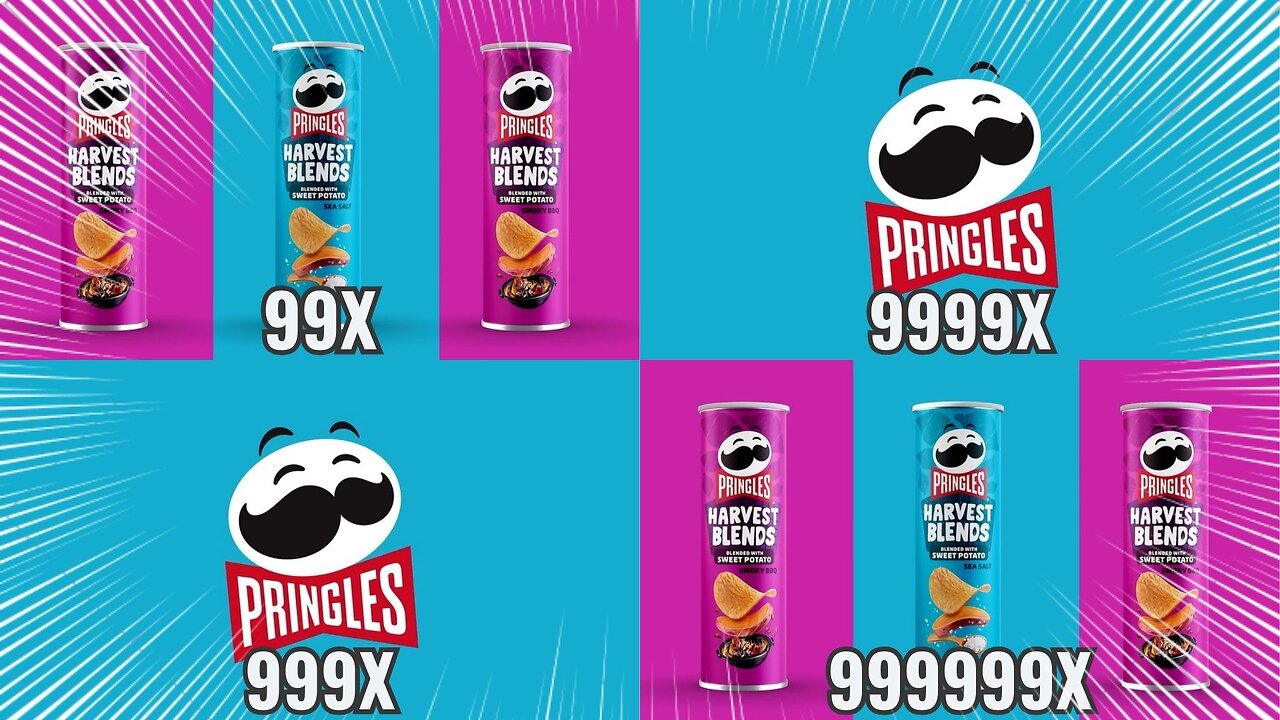 Pringles Harvest Blends Drop Pop Intro Getting 999999X Speed