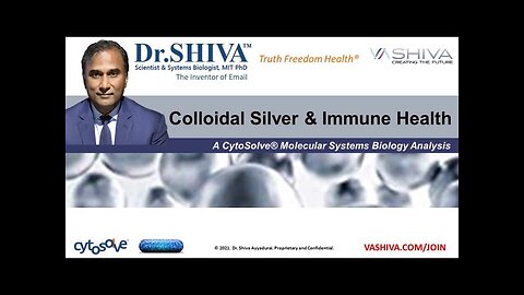 Dr.SHIVA™: Colloidal Silver on Immune Health @CytoSolve® Systems Analysis(4/21)