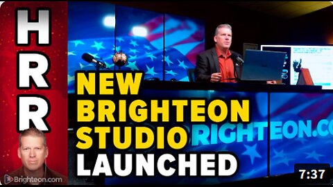 Mike Adams introduces the new Brighteon studio for interviews, demonstrations and more