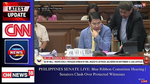 PHILIPPINES SENATE LIVE: Blue Ribbon Committee Hearing | Senators Clash Over Protected Witnesses