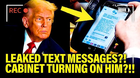 Trump in full PANIC as TEXTS show ADMIN is TURNING ON HIM