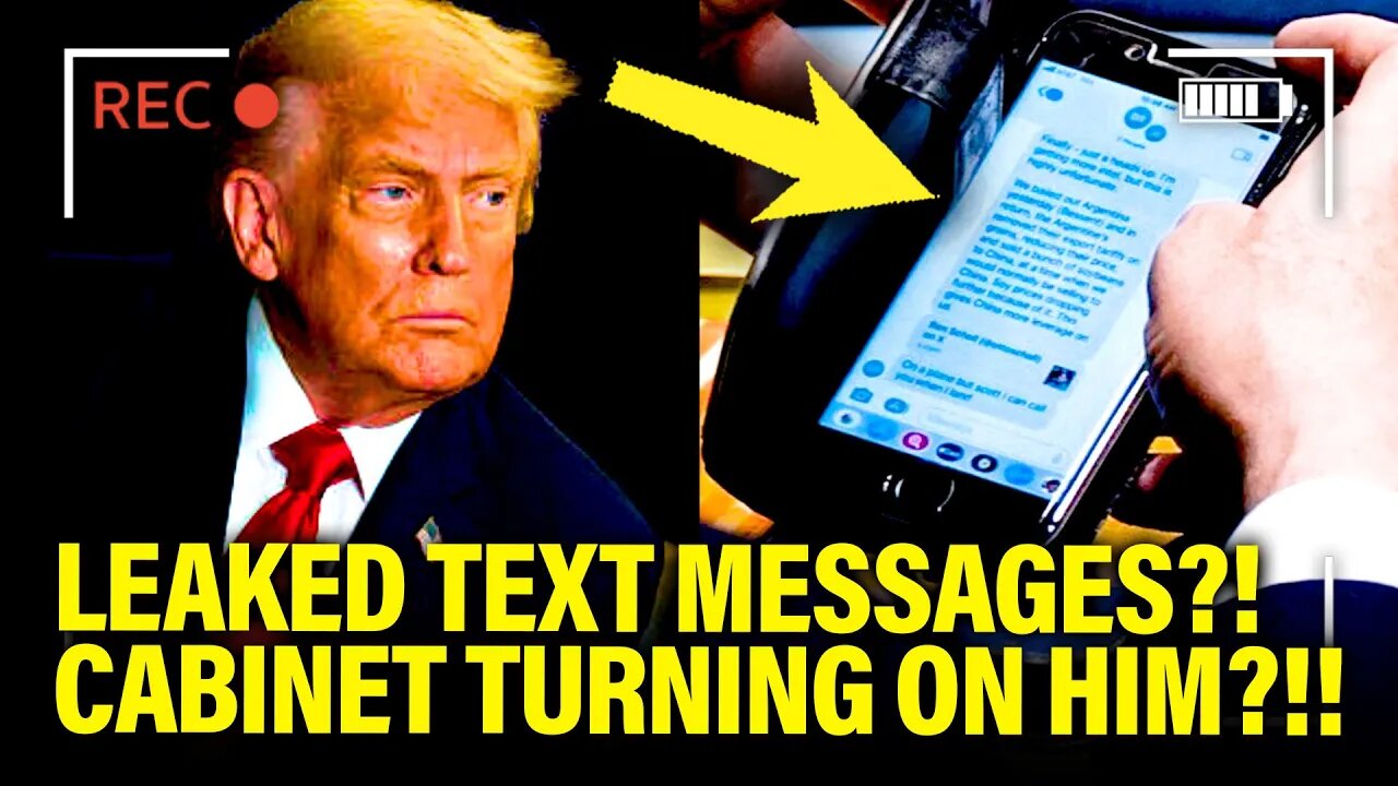 Trump in full PANIC as TEXTS show ADMIN is TURNING ON HIM