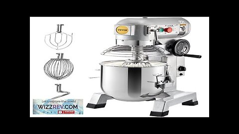 VEVOR Commercial Food Mixer 10Qt Commercial Mixer with Timing Function 450W Stainless Review