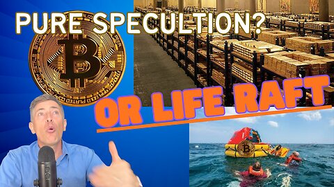 Bitcoin Price Based on PURE Speculation? Or LIFE RAFT in Dystopian AI World?