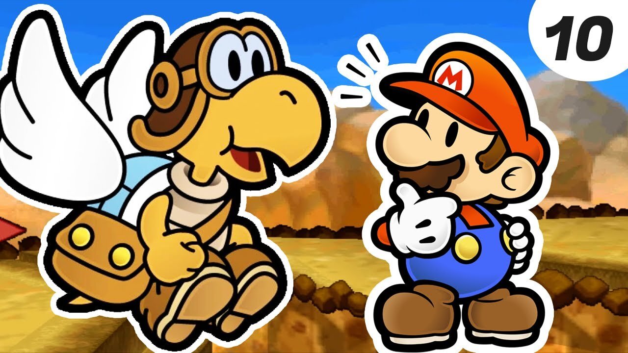 Paper Mario Ep.10 - Colina do deserto acima!