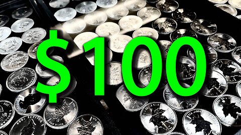 BREAKING NEWS SILVER PRICE OVER $100 AND CLIMBING!!! SILVER ALERT