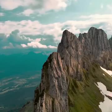 The famous Saxer Lycke mountain range is a majestic realm of cliffs and peaks,