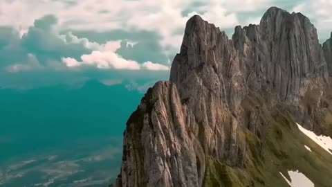 The famous Saxer Lycke mountain range is a majestic realm of cliffs and peaks,