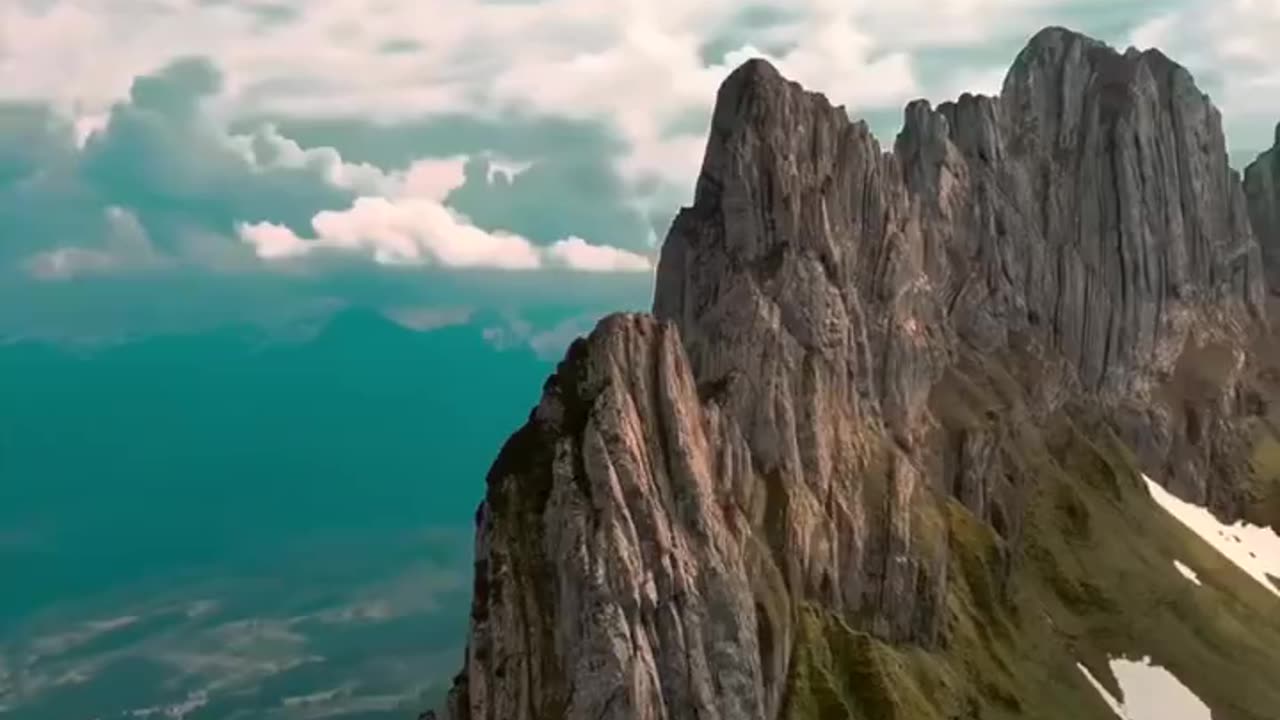 The famous Saxer Lycke mountain range is a majestic realm of cliffs and peaks,