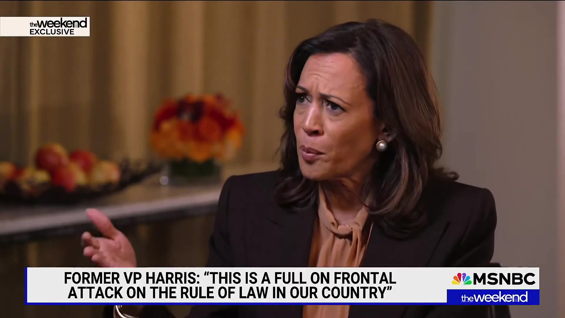Kamala Harris Calls Letitia James Indictment a "Full on Frontal Attack on the Rule of Law"