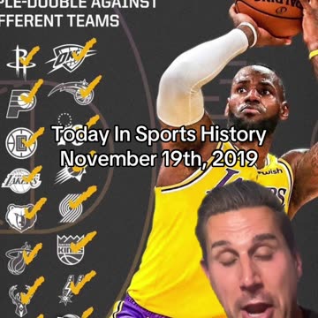 THE HISTORIC SPORTS MOMENT OF NOVEMBER 19th, 2019
