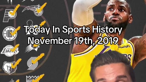 THE HISTORIC SPORTS MOMENT OF NOVEMBER 19th, 2019