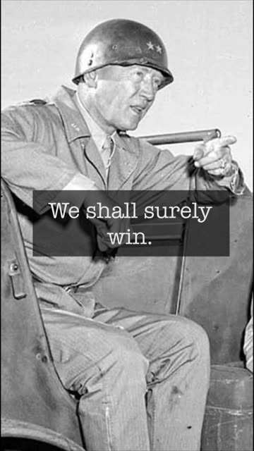 Dec 31, 2025 Gen. Patton quotation of the day [To his troops] #ww2 #leadership