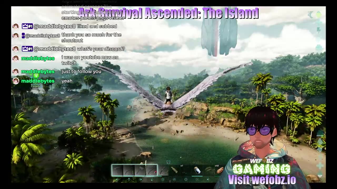 Wefobz Gaming: Ark Survival Ascended, Explore the Island in Single Player Mode!