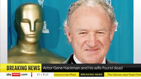 Gene Hackman, wife and dog found dead in Sante Fe NM home.