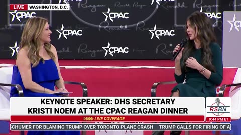 CPAC Reagan Dinner Keynote Speaker - DHS Secretary Kristi Noem - 2-21-25
