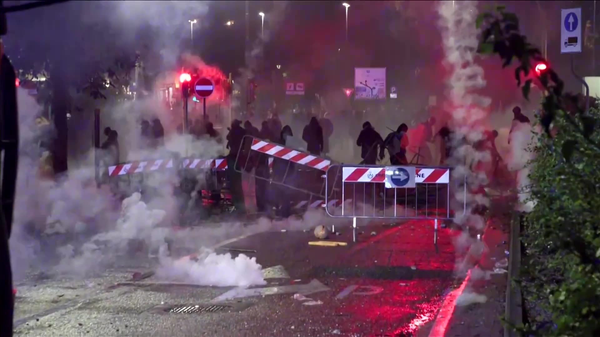 Clashes at pro-Palestinian march at Italy-Israel World Cup qualifier