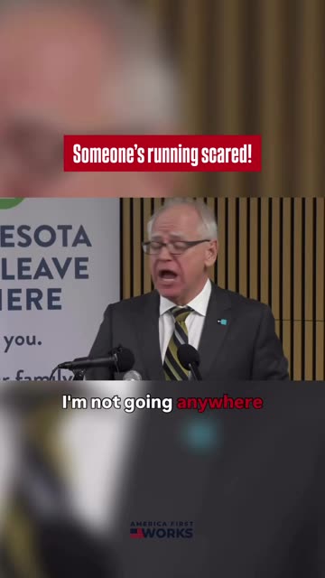 Someone's running scared!