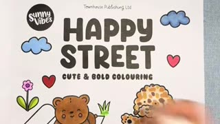 Discover pure bliss on Happy Street Coloring Book! 🎨😌
