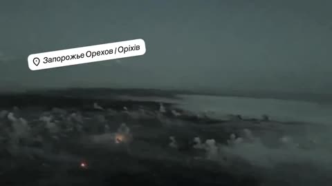 MRLS Rounds raining at Orekhov, Zap. Front...