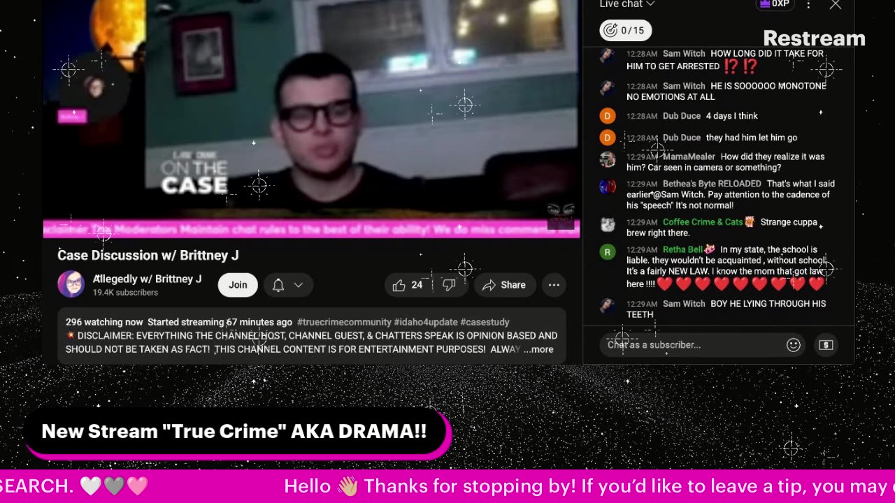 YouTube Crazies 4, Oct, 2025. SH!T CHAT!