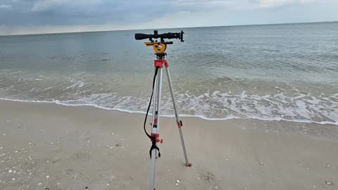 Transit on the beach equals reality - We can watch to far = FLAT EARTH