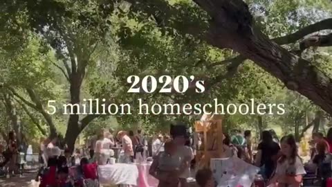 There's over 5 million homeschoolers.