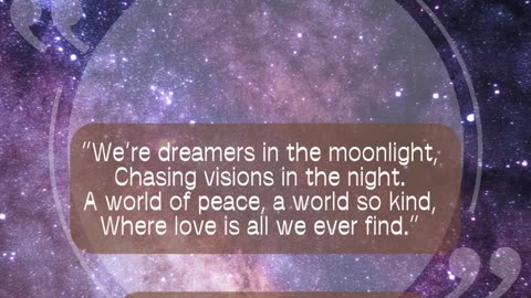 🌙 Dreamers Unite – A cosmic voyage for dreamers