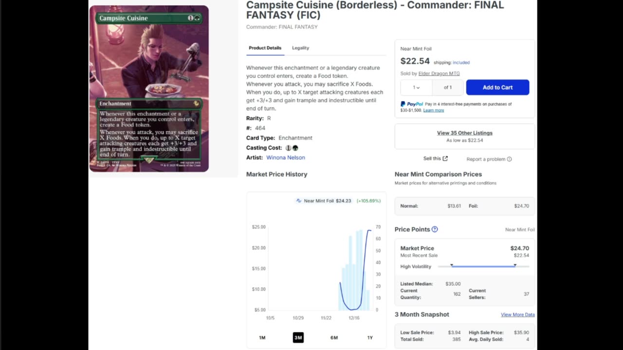Commander card spikes alot from blight!!