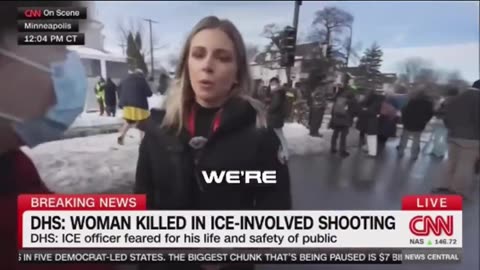 CNN reporter confronted by agitator until she told them who she was with...