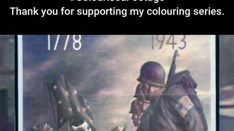 Soldiers March Past Minutemen Poster #ColourisedHistory