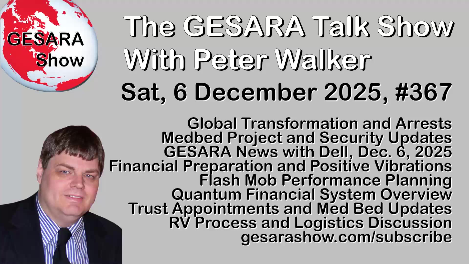 2025-12-06 GESARA Talk Show 367 - Saturday