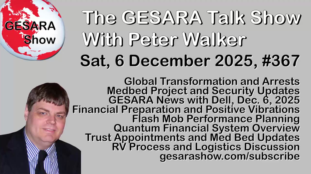 2025-12-06 GESARA Talk Show 367 - Saturday