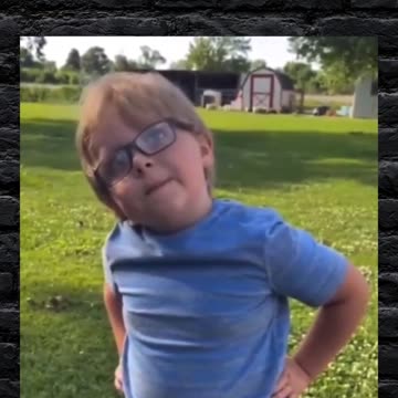 Little man is 5 going on 50 with a paid off mortgage