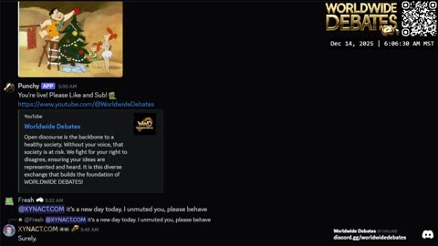 0223 WIDESTREAM - Worldwide Debates - YouTube/Twitch/Rumble