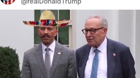 3 Best Trump memes trolling Chuck Schumer and Hakeem Jeffries with sombreros!