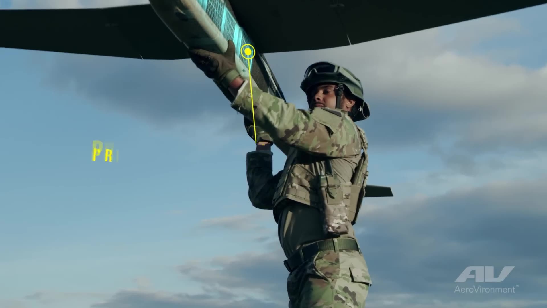 Puma LE with HD59 laser: Small UAV with precision-guided munitions