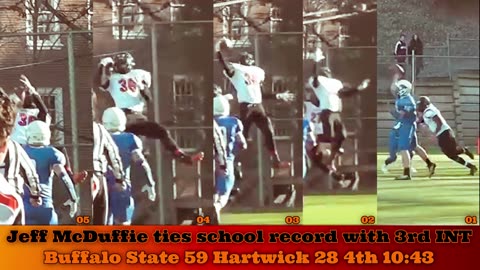 Prototype 364: Buffalo State's Jeff McDuffie ties school record with 3rd INT vs Hartwick