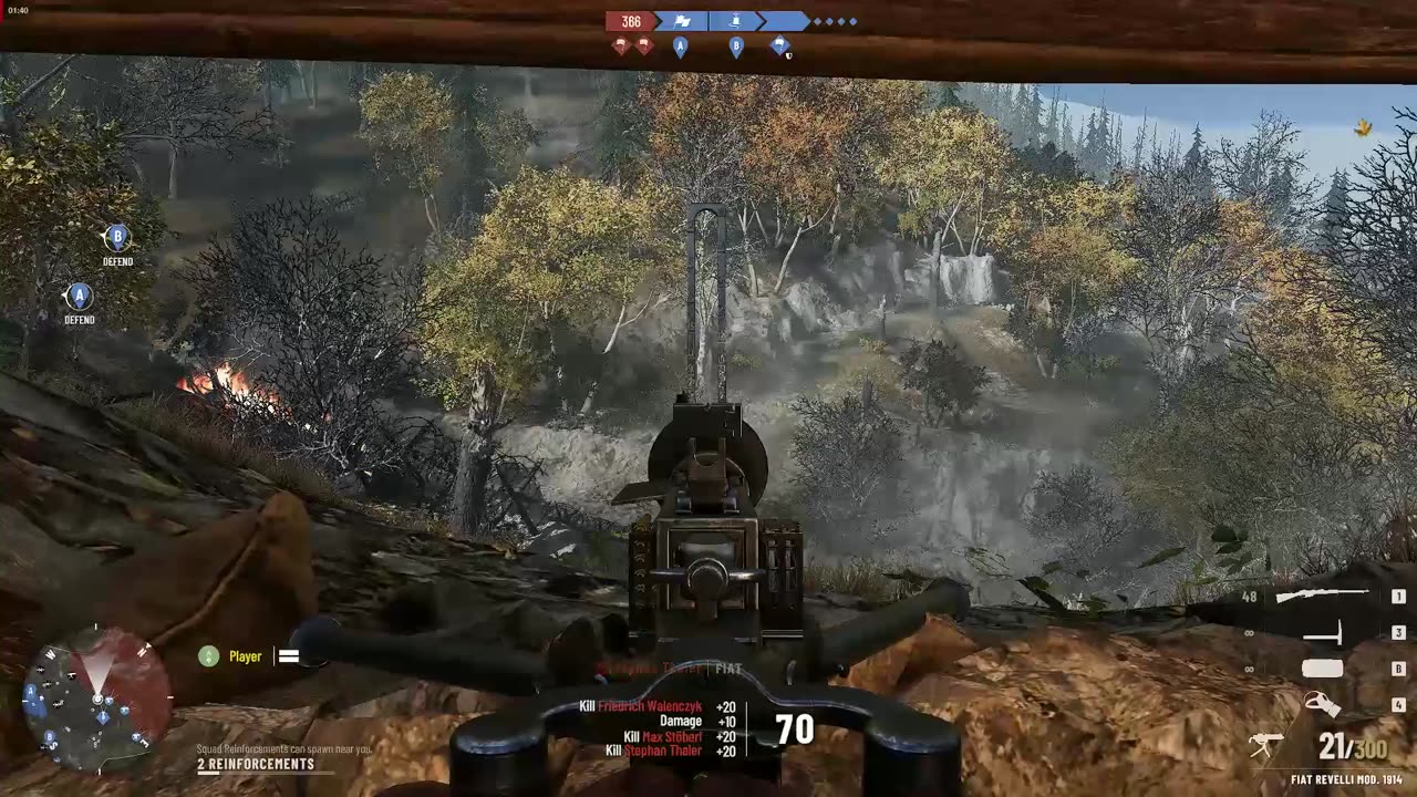 💥The Fiat Revelli Machine Gun FURY in Action #Isonzo #Shorts