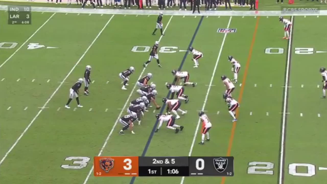US Sports Football Feat. Chicago Bears vs Las Vegas Raiders Game Highlights